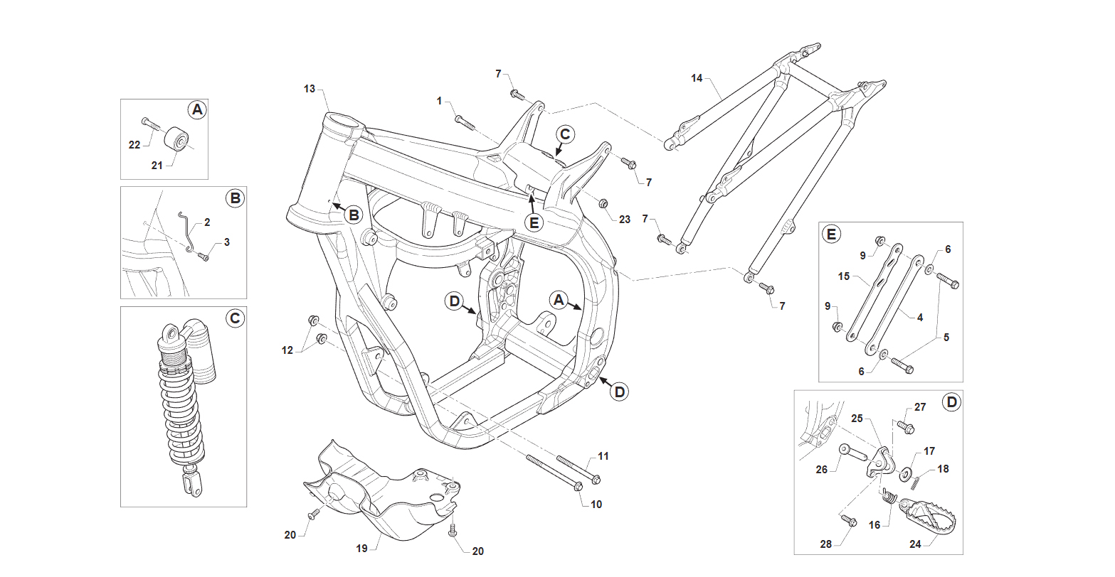 2T 144 MX 2013/2014 - BASTIDOR